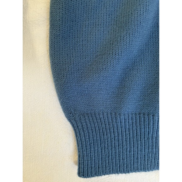 IZOD Club Mens‎ L Vintage Sweater Crew Neck Long Sleeve Blue Cotton Knit Golf - Picture 6 of 8